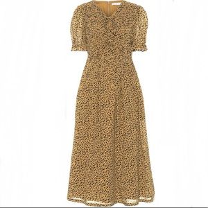 Rejina Pyo Kristen Dress in Yellow Leopard Print